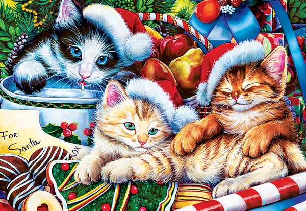 MasterPieces puslespil Holiday Treasures med 300 XXL brikker