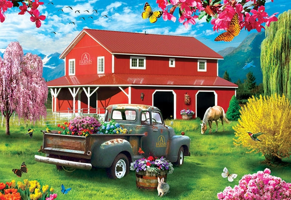 MasterPieces A Farm's Alive puslespil med 750 brikker