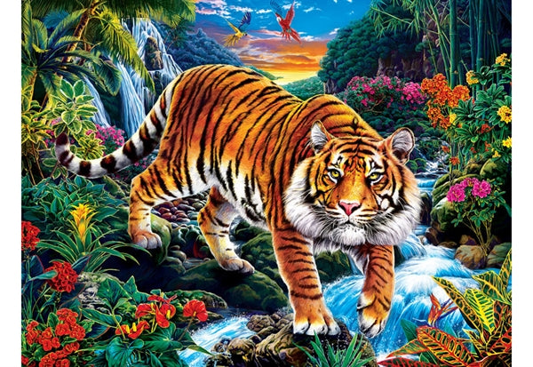 MasterPieces puslespil Stalking Tiger med 300 XXL-brikker