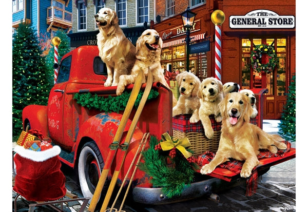 MasterPieces puslespil Guarding the Presents med 300 XXL-brikker