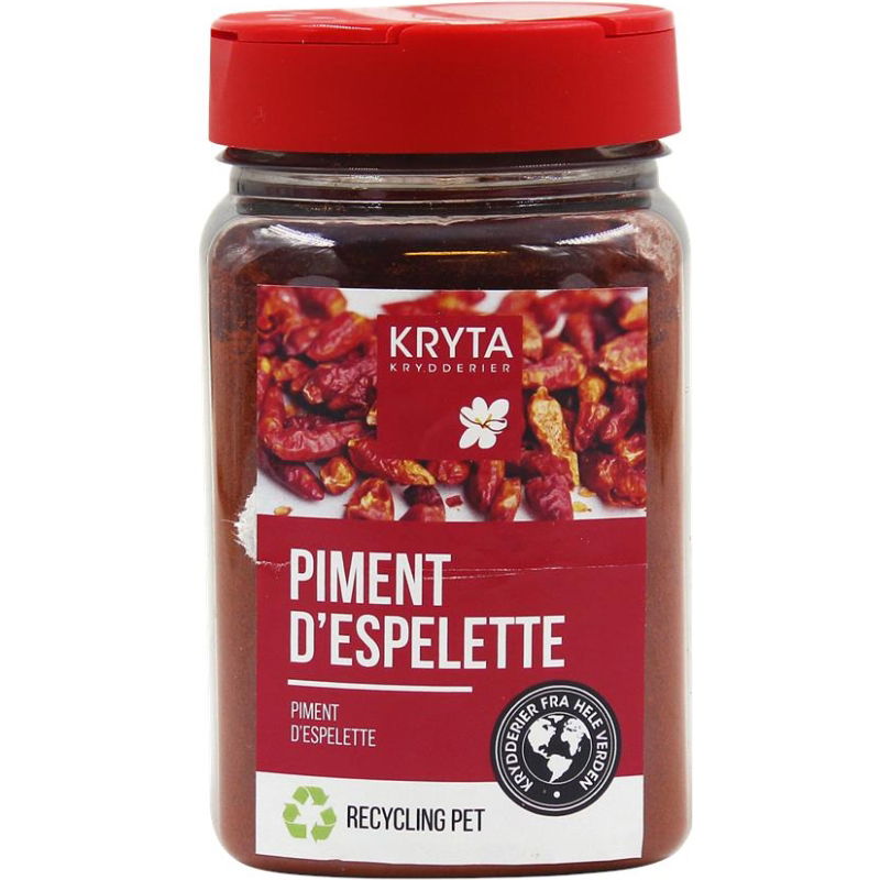 Se Piment D espelette 160 g ✔ Kæmpe udvalg i Kryta - Køb online på udsalg og tilbud lige nu ✔ Hurtig levering til lave fragtpriser - Varenummer: Barlife-1482848 og 5701250247102 på lager - Udsalg på Höstrea Spar helt op til 73% - Find dine favoritter blandt 2.739 mærker