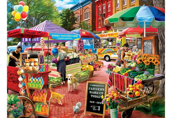 MasterPieces puslespil Town Square Booths med 750 brikker