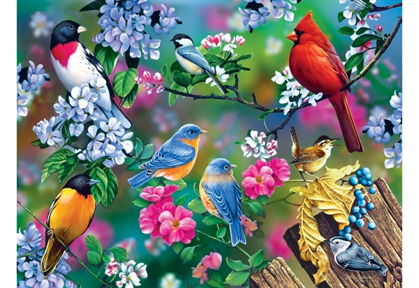 MasterPieces puslespil Songbird Collage med 300 XXL-brikker