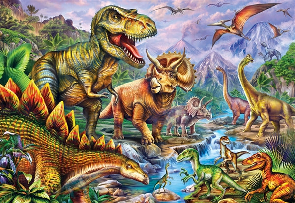 Puslespil Dinosaur Valley fra MasterPieces med 500 brikker