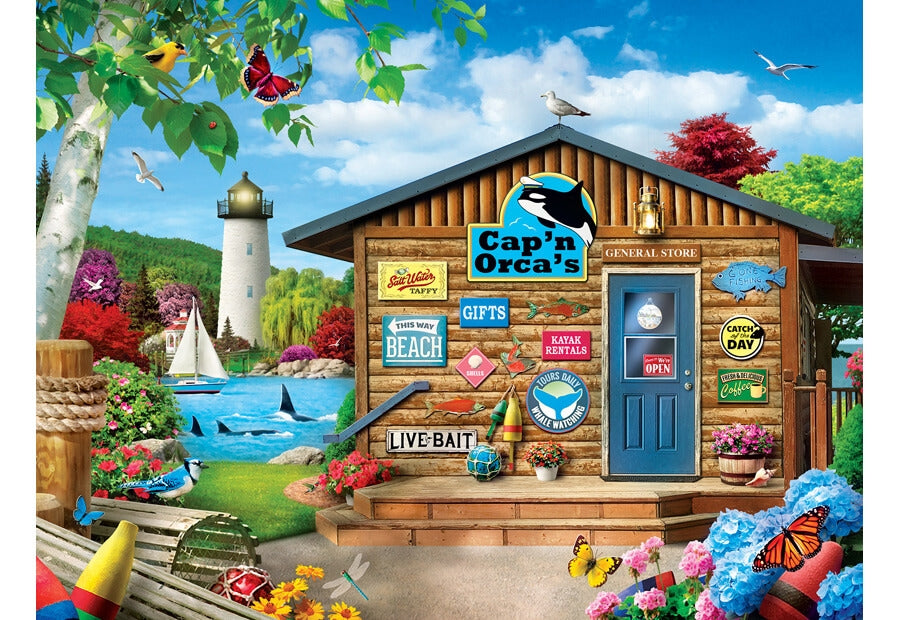 MasterPieces puslespil Cap'n Orca's med 300 XXL brikker
