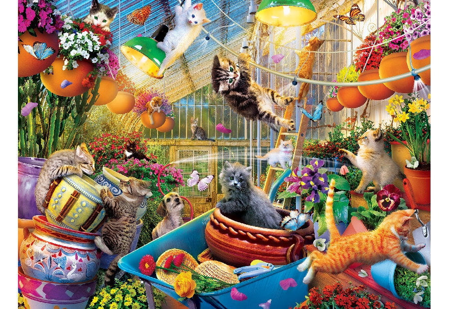 MasterPieces Greenhouse Gone Wild, puslespil med 300 XXL brikker