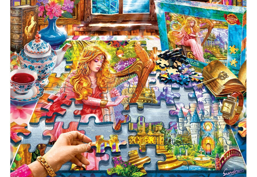 Puslespil The Harp's Lullaby fra MasterPieces med 300 XXL-brikker