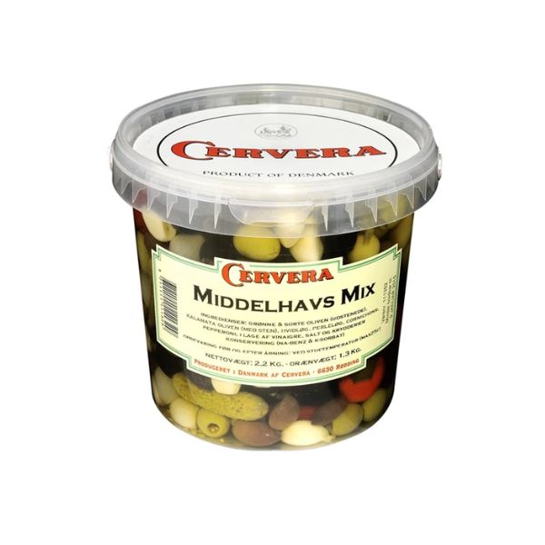 Se Olivenmix Middelhav Sp 2 Kg ✔ Kæmpe udvalg i Cervera - Køb online på udsalg og tilbud lige nu ✔ Hurtig levering til lave fragtpriser - Varenummer: Barlife-675980 og 5711111111329 på lager - Udsalg på Höstrea Store besparelser – op til 67% - Shop over 2.281 kendte mærker på udsalg