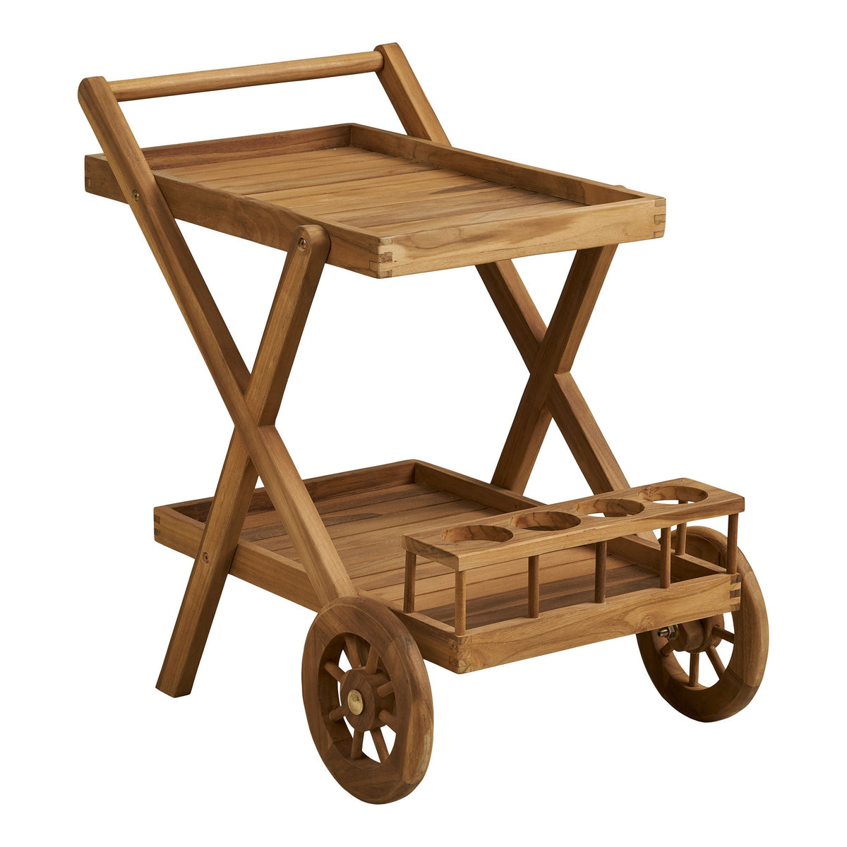 Se House Nordic Pasaku Serveringsvogn Teak Natur - 2 Bakker med Hjul og Håndtag - 86x50x81 cm ❤ Kæmpe udvalg i House Nordic - Køb online på udsalg og tilbud lige nu ❤ Meget billig fragt og hurtig levering - Varenummer: Bolig&Haven-61369864847690 og barcode / Ean: 5713917039562 på lager - Udsalg på Op til 63% rabat - Mere end 1.329 populære mærker på udsalg