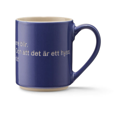 Se Design House Stockholm Astrid Lindgren krus, S'not something you plan blå-svensk ✔ Kæmpe udvalg i Design House Stockholm ✔ Hurtig levering: 1 - 2 Hverdage samt billig fragt - Varenummer: NDN-33039-01 og barcode / Ean: '7340043315079 på lager - Udsalg på Home & Garden - Kitchen & Dining - Tableware - Drinkware - Coffee & Tea Cups Spar op til 62% - Over 1354 design mærker på udsalg