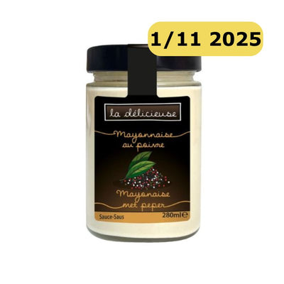 Mayonnaise Med Peber 280ml Bedst Før 1/10 2025
