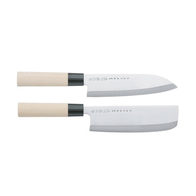 Se Satake Satake Houcho knivsæt santoku & nakiri 2 dele ✔ Kæmpe udvalg i Satake ✔ Hurtig levering: 1 - 2 Hverdage samt billig fragt - Varenummer: NDN-33928-01 og barcode / Ean: '4956617600736 på lager - Udsalg på Home & Garden - Kitchen & Dining - Kitchen Tools & Utensils - Kitchen Knives Spar op til 58% - Over 1354 kendte brands på udsalg