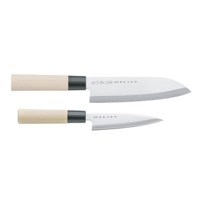 Se Satake Satake Houcho knivsæt petty & santoku 2 dele ✔ Kæmpe udvalg i Satake ✔ Hurtig levering: 1 - 2 Hverdage samt billig fragt - Varenummer: NDN-33929-01 og barcode / Ean: '7340039200129 på lager - Udsalg på Home & Garden - Kitchen & Dining - Kitchen Tools & Utensils - Kitchen Knives Spar op til 57% - Over 1354 kendte brands på udsalg