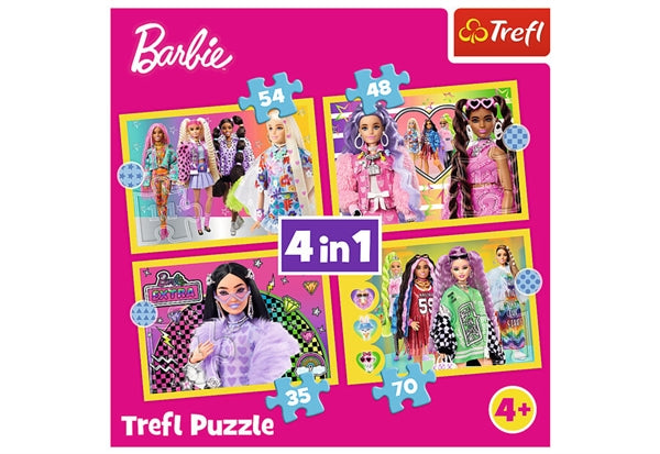 Trefl puslespil med Barbie-motiv til børn på 4-5 år