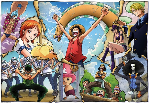 Clementoni One Piece puslespil med 500 brikker