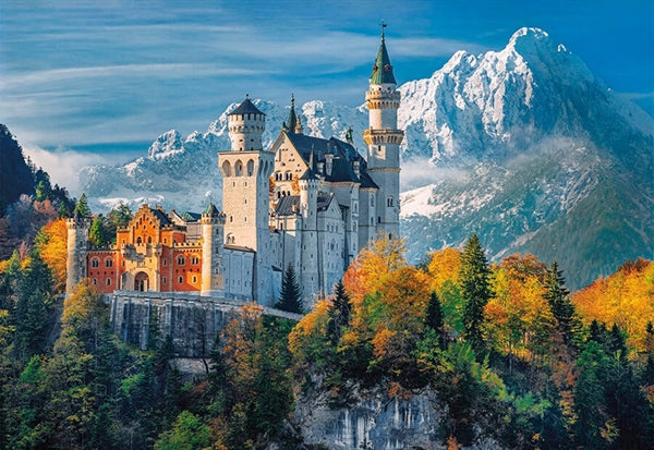 Clementoni puslespil Neuschwanstein Castle med 500 brikker
