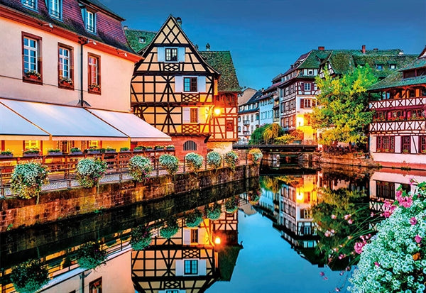 Clementoni Strasbourg Old Town puslespil med 500 brikker