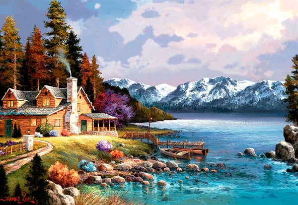Anatolian puslespil Mountain Cabin med 500 brikker