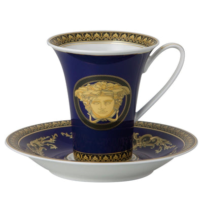 Se Versace Versace Medusa Blue kop med underkop Sæt ✔ Kæmpe udvalg i Versace ✔ Hurtig levering: 1 - 2 Hverdage samt billig fragt - Varenummer: NDN-35375-01 og barcode / Ean: '4012437300703 på lager - Udsalg på Home & Garden - Kitchen & Dining - Tableware - Drinkware - Coffee & Tea Cups Spar op til 63% - Over 1312 kendte brands på udsalg