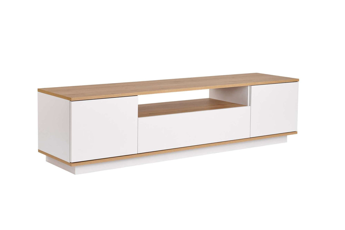 Se NORDVÄRK Veramont TV-bord, m. 3 låger, 1 hylde - hvid og Cadiz Oak melamin (180x44,5) ❤ Kæmpe udvalg i - Køb online på udsalg og tilbud lige nu ❤ Meget billig fragt og hurtig levering - Varenummer: Boboonline-122036 og barcode / Ean: 8684283511990 på lager - Udsalg på Møbler,Borde,TV-Borde,
Møbler,
Borde,
Store TV-Borde,
Dagligstue,
Borde til stuen, Spar stort – op til 59% - Over 2.739 kendte brands på stort udsalg