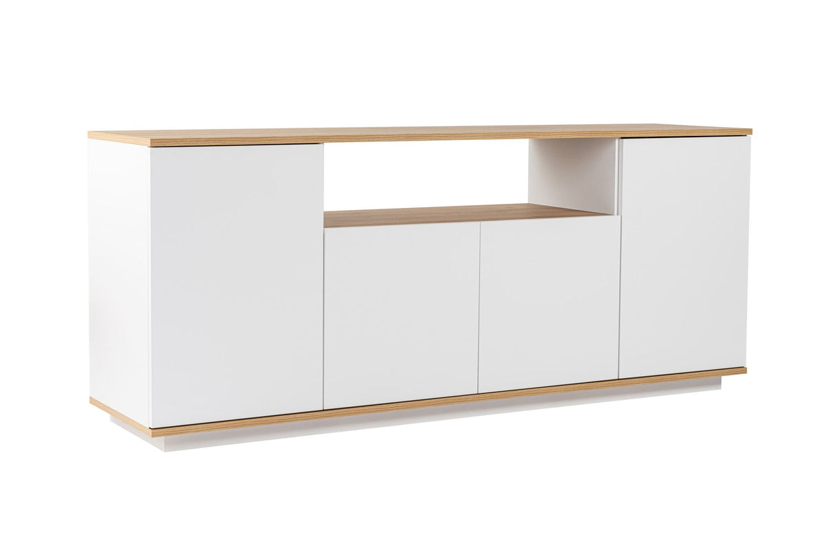 Se NORDVÄRK Arista skænk, m. 4 låger, 2 hylder - hvid og Cadiz Oak melamin (180x44,5) ❤ Kæmpe udvalg i - Køb online på udsalg og tilbud lige nu ❤ Billig fragt • Hurtig levering - Varenummer: Boboonline-122042 og barcode / Ean: 8684283512027 på lager - Udsalg på Møbler,Skænke,
Møbler,
Dagligstue,
Køkken / Køkkenalrum,
Maj deals Spar stort – op til 53% - Eksklusivt udsalg på over 2.739 brands
