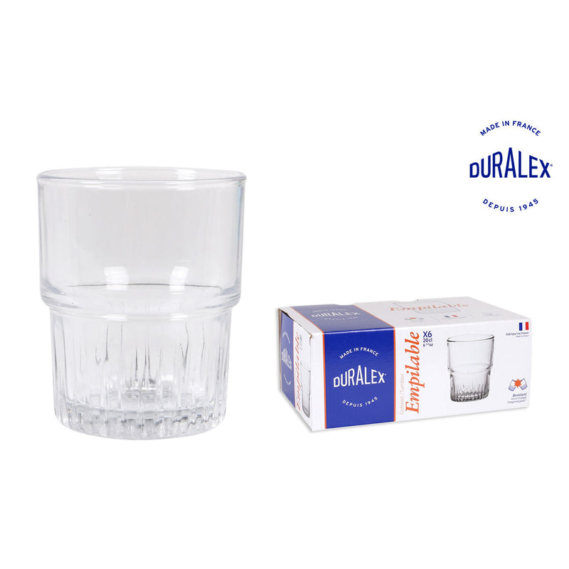 Glassæt Duralex 1014AB06/6 200 ml 6 enheder
