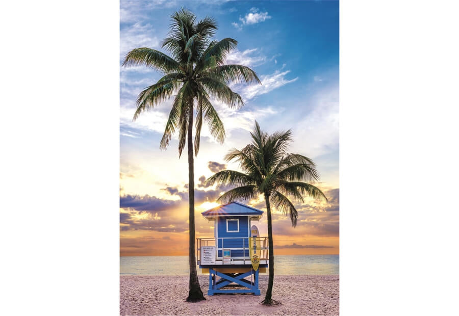 Clementoni puslespil Miami Beach, Florida med 500 brikker