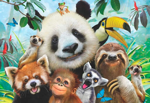 Anatolian puslespil Zoo Selfie med 500 brikker