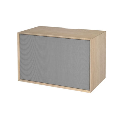 Se The Box HiFi Hvidolieret eg med grå stofdør ✔ Kæmpe udvalg i  Storage And Shelves ✔ Hurtig levering: 1 - 2 Hverdage samt billig fragt - Varenummer: STSH-228152 og barcode / Ean:  på lager - Udsalg på The Box HiFi > The Box HiFi Hvidolieret eg Spar op til 62% - Over 1312 kendte brands på udsalg
