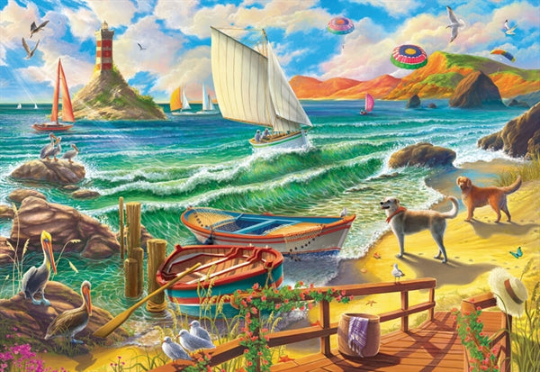 Anatolian puslespil The Seashore View med 500 brikker
