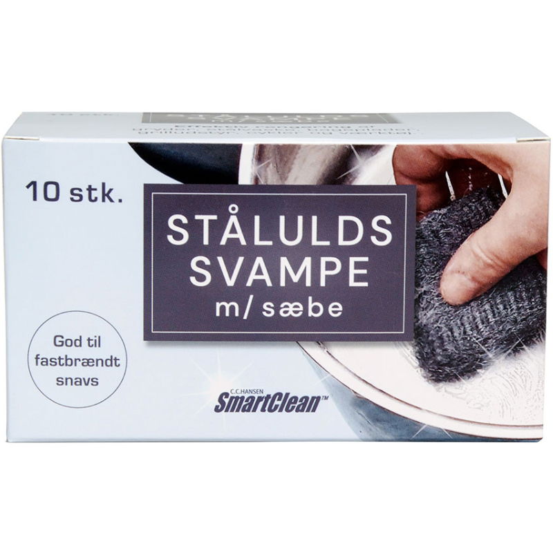 Se Ståluldssvampe Med Sæbe | 10 Stk./Pk. | Cc Hansen ✔ Kæmpe udvalg i CC Hansen - Køb online på udsalg og tilbud lige nu ✔ Super billig fragt og lynhurtig levering - Varenummer: Barlife-1508955 og 5703036364607 på lager - Udsalg på Home - Rengøring - Rengøringsartikler Store besparelser – op til 71% - Udsalg på mere end 2.281 populære mærker
