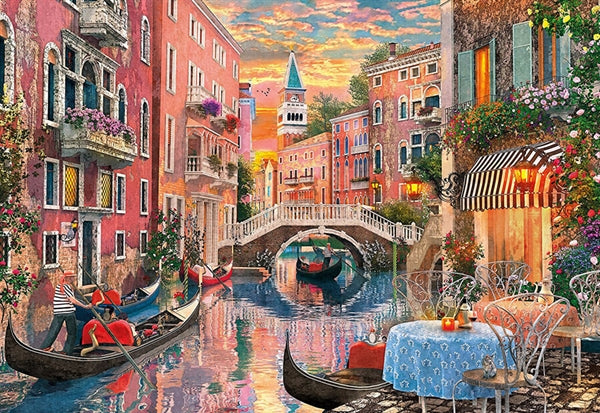 Clementoni puslespil Venice Sunset med 6000 brikker