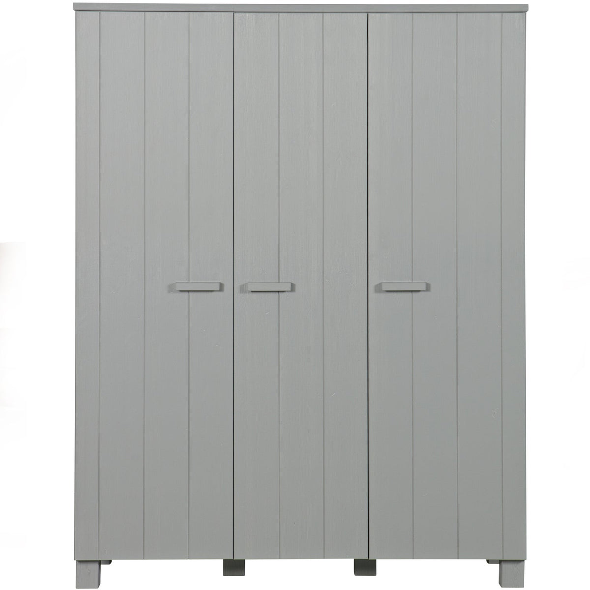 Se WOOOD - Dennis 3-Dørs Garderobeskab Fyrretræ Betongrå FSC 202x158x55 cm ❤ Kæmpe udvalg i WOOOD - Køb online på udsalg og tilbud lige nu ❤ Lav fragtpris og hurtig levering - Varenummer: Bolig&Haven-60858225230154 og barcode / Ean: 8714713066681 på lager - Udsalg på Op til 63% rabat - Over 1.329 brands på online udsalg