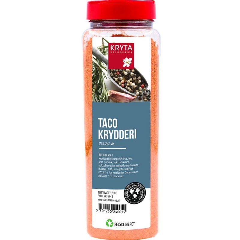 Se Taco Krydderiblanding 550 g ✔ Kæmpe udvalg i Kryta - Køb online på udsalg og tilbud lige nu ✔ Lav fragtpris og hurtig levering - Varenummer: Barlife-1482870 og 5701250240059 på lager - Udsalg på Höstrea Op til 61% rabat - Kendte mærker på udsalg – over 1.329 mærker