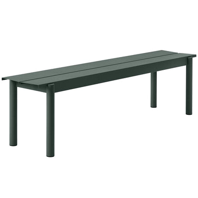 Se Muuto Linear steel bench bænk 170x34 cm Mörkgrøn ✔ Kæmpe udvalg i Muuto ✔ Hurtig levering: 1 - 2 Hverdage samt billig fragt - Varenummer: NDN-36902-03 og barcode / Ean: '5713294753624 på lager - Udsalg på Home & Garden - Lawn & Garden - Outdoor Living - Hammocks Spar op til 57% - Over 1112 kendte brands på udsalg
