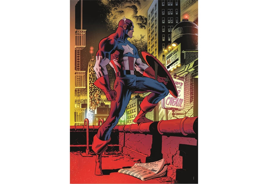 Clementoni puslespil med Marvel Captain America, 1000 brikker