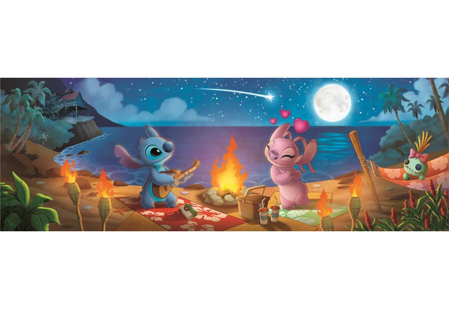 Clementoni Disney Stitch puslespil med 1000 brikker