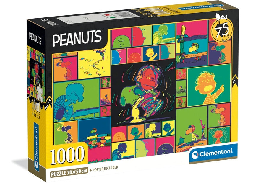Clementoni puslespil Peanuts med 1000 brikker