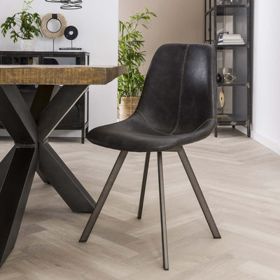 Se tilbud på 4 sorte PU læder spisebordsstole! Billigt udsalg på 3-nordic. Køb online nu! Hurtig levering, 1-2 hverdage. Varenummer: 3NDC-5747. Spar op til 53%.