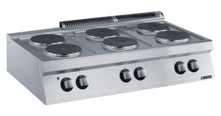 Zanussi EVO 700 elektrisk kogebord med seks runde kogeplader