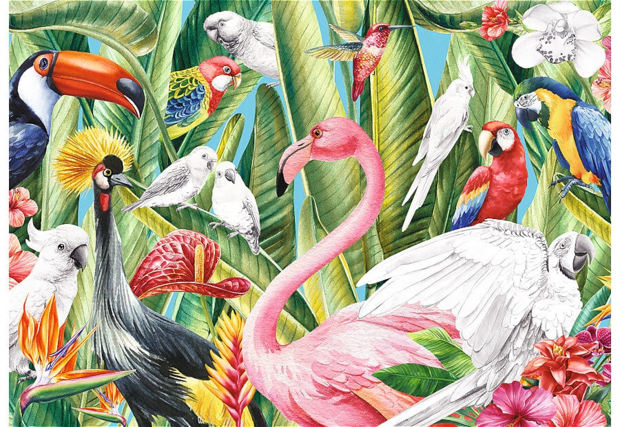 Trefl puslespil Puzzle Creative Paradise Birds med 500 brikker