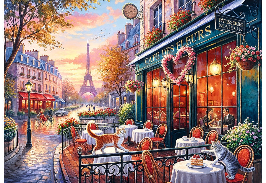 Trefl Love Story – Love in Paris puslespil med 500 brikker