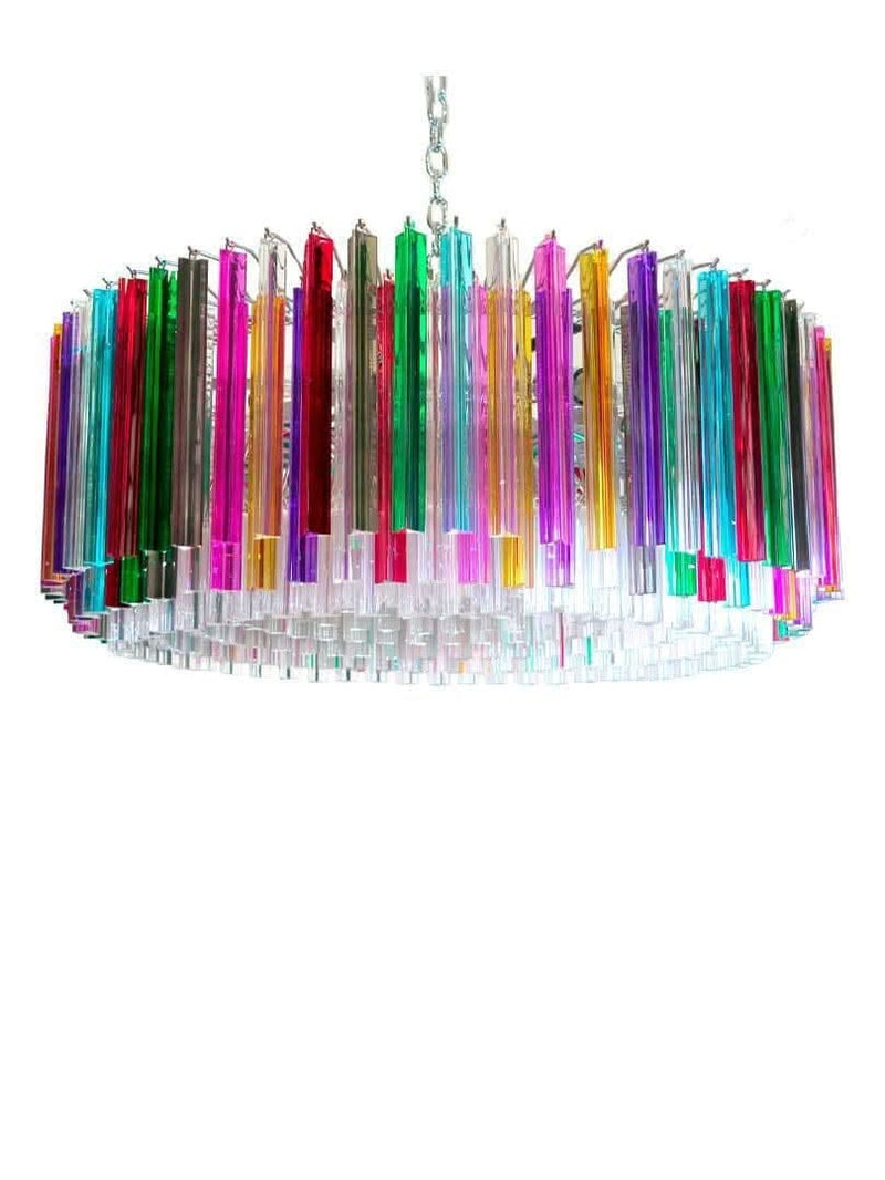 Se tilbud på Murano Lysekrone - Triedri Rund - 391 prismer - Multi/Klar Krom blank. Billigt udsalg! Køb online nu. Hurtig levering: 1-2 hverdage. CHEVIN-45118. Spar op til 51%.