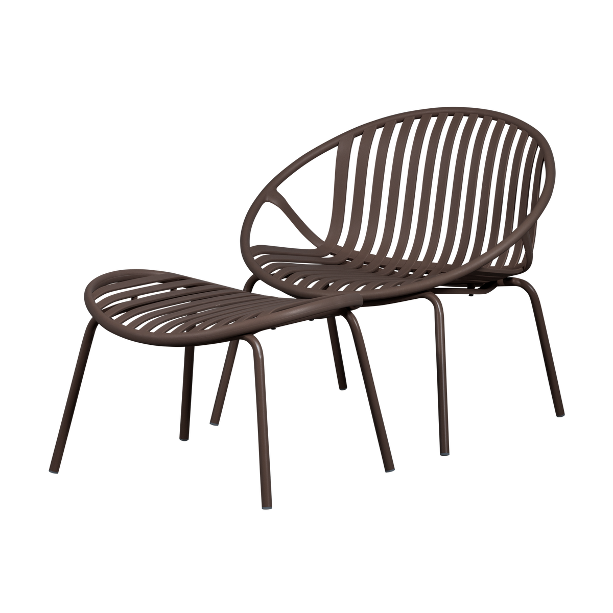 Se WOOOD - Bruce Havelounge Stol + Skammel PP/Metal Lilla/Brun 81x72 cm ❤ Kæmpe udvalg i WOOOD - Køb online på udsalg og tilbud lige nu ❤ Super billig fragt og lynhurtig levering - Varenummer: Bolig&Haven-60858096353610 og barcode / Ean: 8714713237432 på lager - Udsalg på Få op til 63% i rabat - Tusindvis af varer fra over 2.739 brands