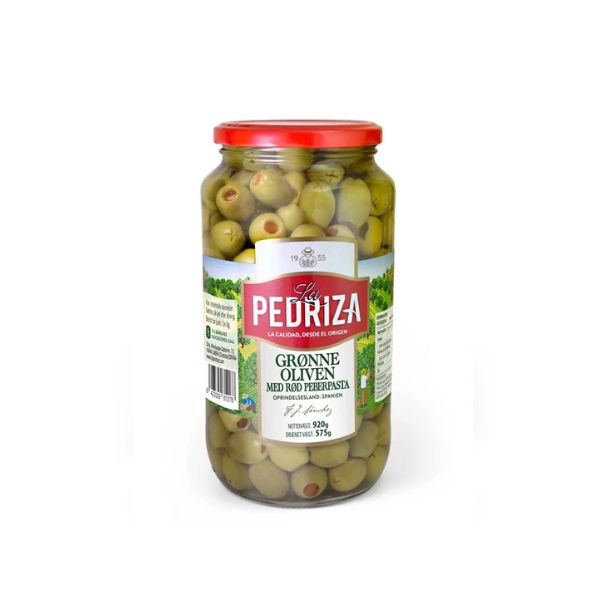 Se Oliven Grøn M/pimentos Gl 920 G ✔ Kæmpe udvalg i La Pedri - Køb online på udsalg og tilbud lige nu ✔ Hurtig levering til lave fragtpriser - Varenummer: Barlife-675985 og 8423329812178 på lager - Udsalg på Delikatesser - Tapas - Oliven Op til 63% rabat - Over 2.739 mærker samlet ét sted