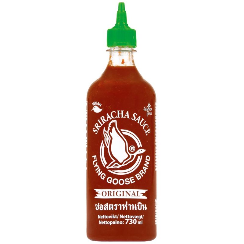 Flying Goose Sriracha chilisauce 73 cl med doseringstud