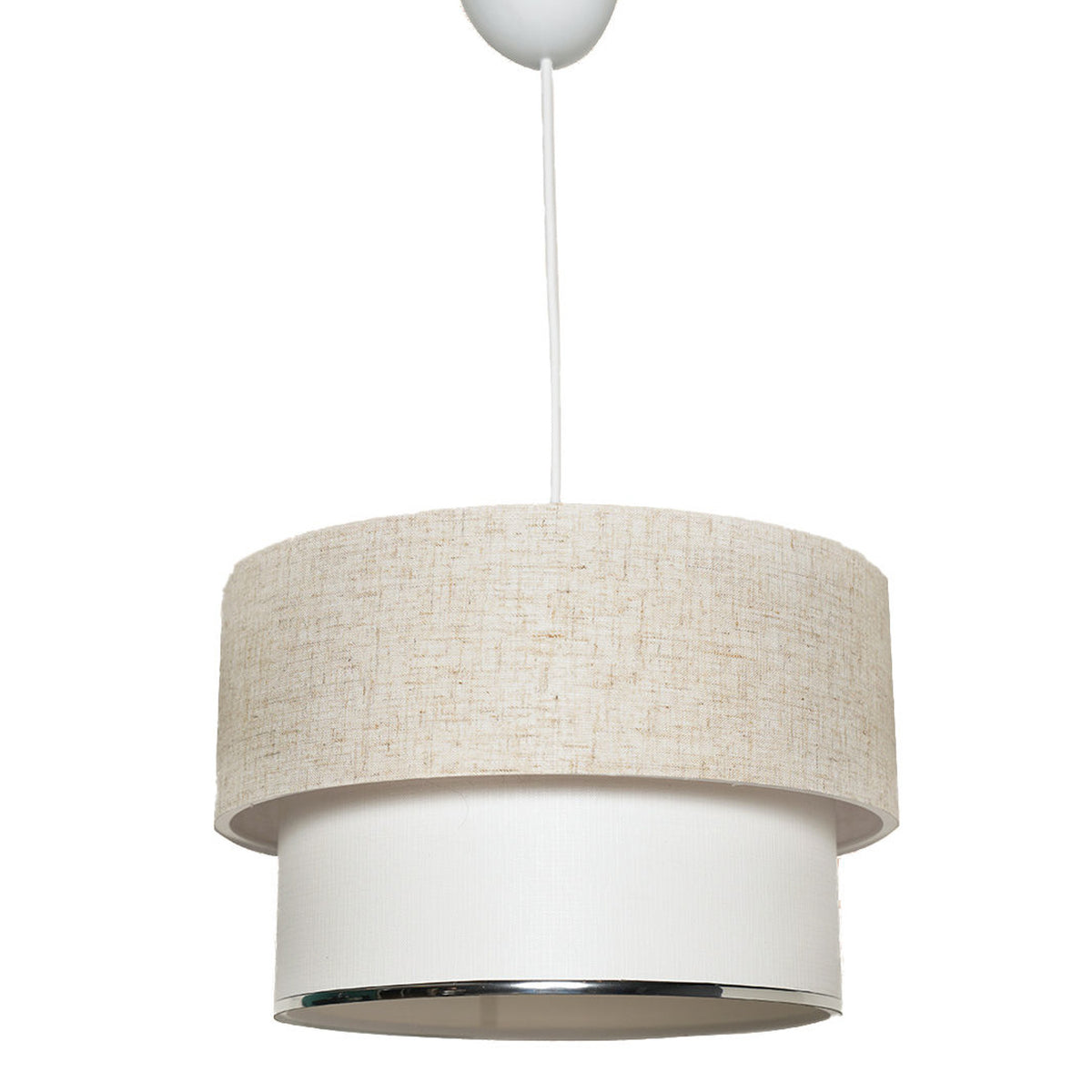 Se LUMI Corbeu loftlampe, rund - creme og hvid bomuld (Ø30) ❤ Kæmpe udvalg i LUMI - Køb online på udsalg og tilbud lige nu ❤ Super billig fragt og lynhurtig levering - Varenummer: Boboonline-114201 og barcode / Ean: 8683342683005 på lager - Udsalg på Interiør,Belysning,Lamper,Loftlamper Store besparelser – op til 71% - Udsalg på mere end 2.281 populære mærker