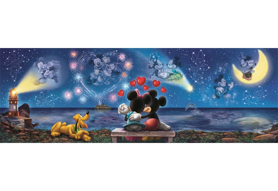 Clementoni puslespil Disney Mickey & Minnie med 1000 brikker