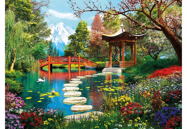 Clementoni puslespil Fuji Gardens med 1000 brikker