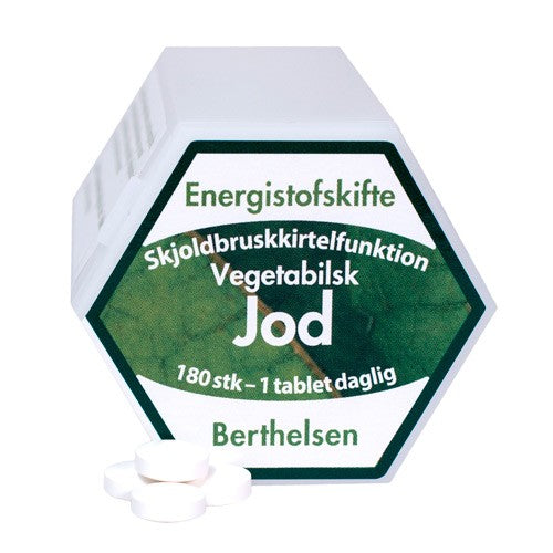 Pakning med jod 225 mcg, 180 tabletter, fra Berthelsen